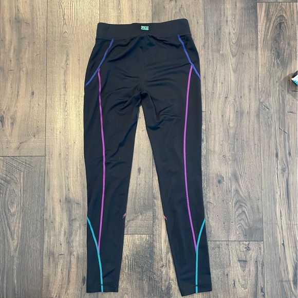 FILA Sports Performance Neon Running Legging Tights Women Size S - Picture 5 of 6